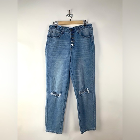 Abound Mom Jeans High Waist Button Fly size 29 - Picture 2 of 10
